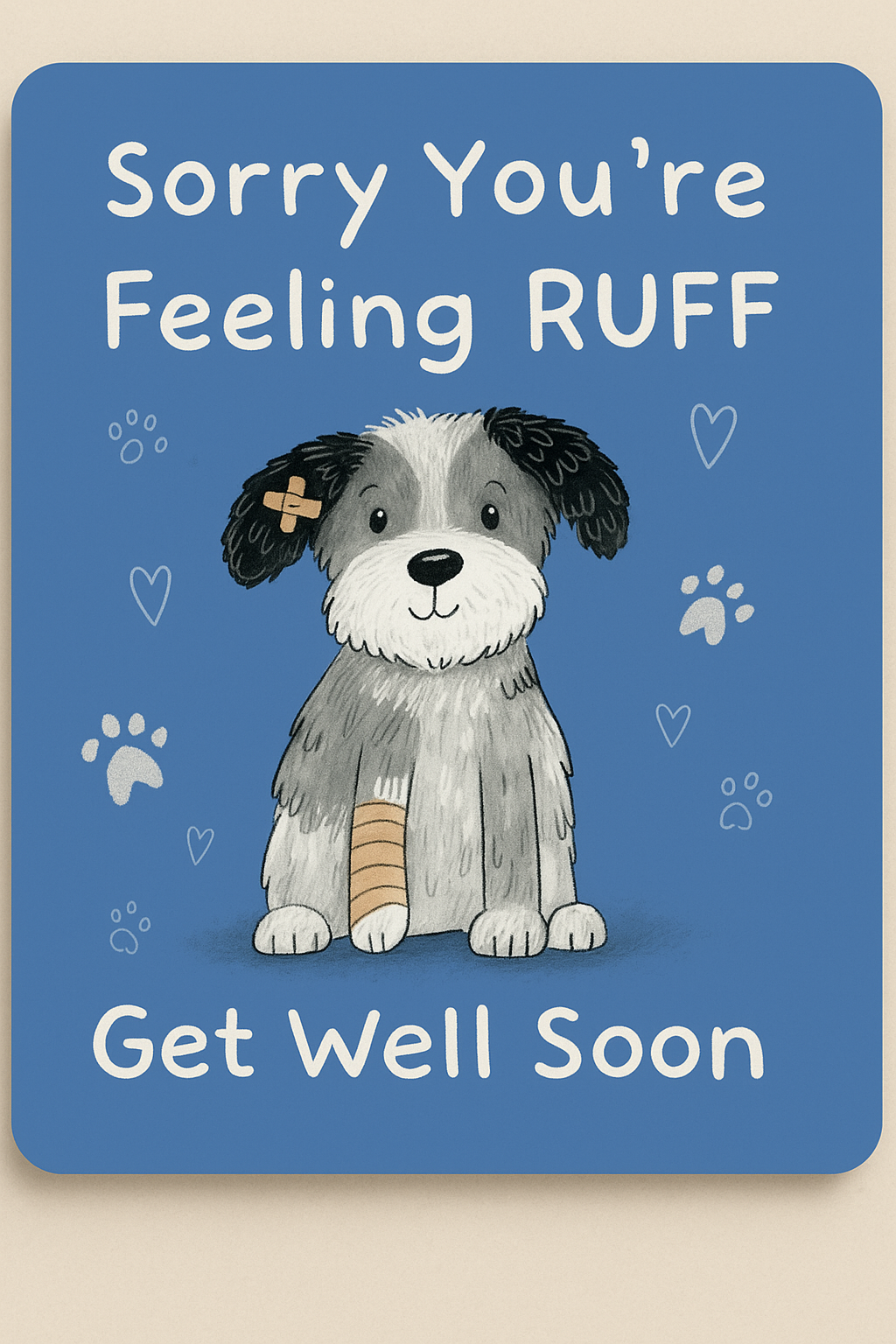 Get well soon card